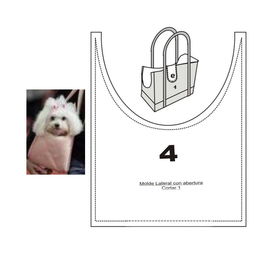 Molde de bolsa de transporte para pet
